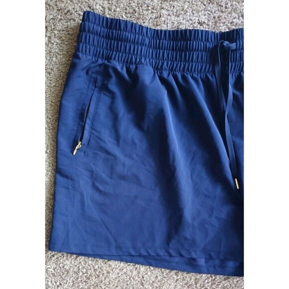 Tek Gear Mid Rise Running Shorts Size 3X Blue Activewear Drawstring Wide Waist - Picture 5 of 6